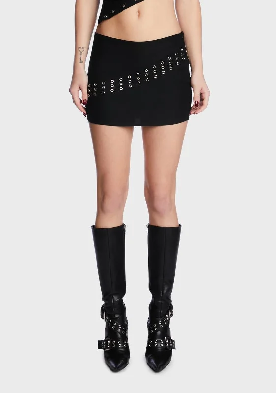 Women's Stylish Vacation Attire Contemporary Fashion Sale Mina Low Rise Eyelet Mini Skirt Women's Stylish Vacation Attire Contemporary Fashion Sale Mina Low Rise Eyelet Mini Skirt
