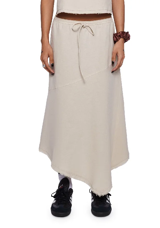 Affordable Women's Outfit Refined Fashion Sale Yvaine Asymmetric Midi Skirt