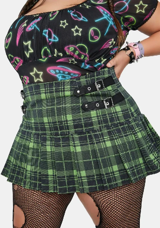Women's Workout Clothing Trendy Women'S Wear Collection Plus Cosmic Enchantment Plaid Pleated Skirt Women's Workout Clothing Trendy Women'S Wear Collection Plus Cosmic Enchantment Plaid Pleated Skirt