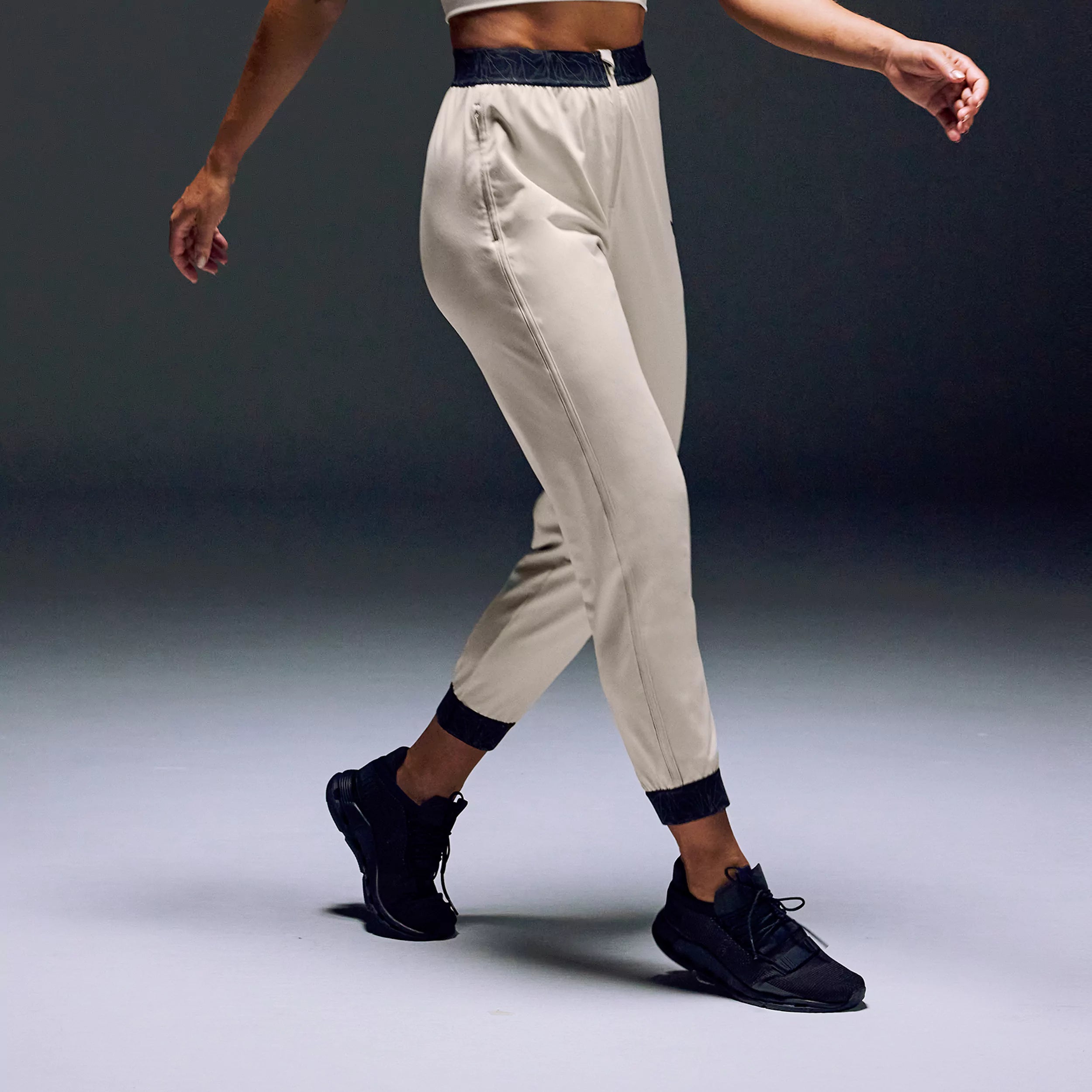 Affordable Women's Clothes Street Chic Discounts LAB360° 7/8 Joggers - Gray Morn