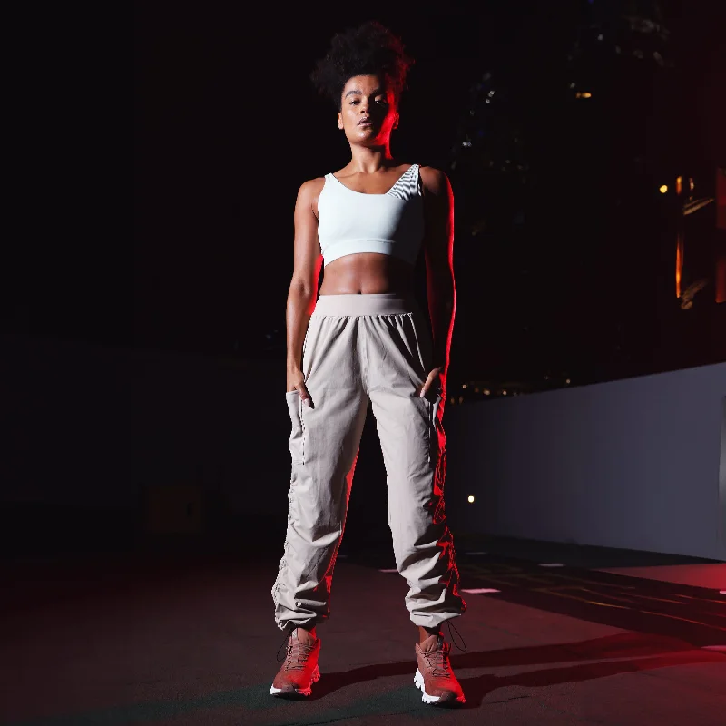 Women's Evening Wear Attire Trendy Threads Code Hybrid Cargo Pants Glitch Edition - Cobblestone Women's Evening Wear Attire Trendy Threads Code Hybrid Cargo Pants Glitch Edition - Cobblestone
