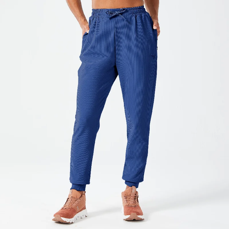 Women's Holiday Clothing Exclusive Discounts Luxe Ribbed Joggers - Estate Blue