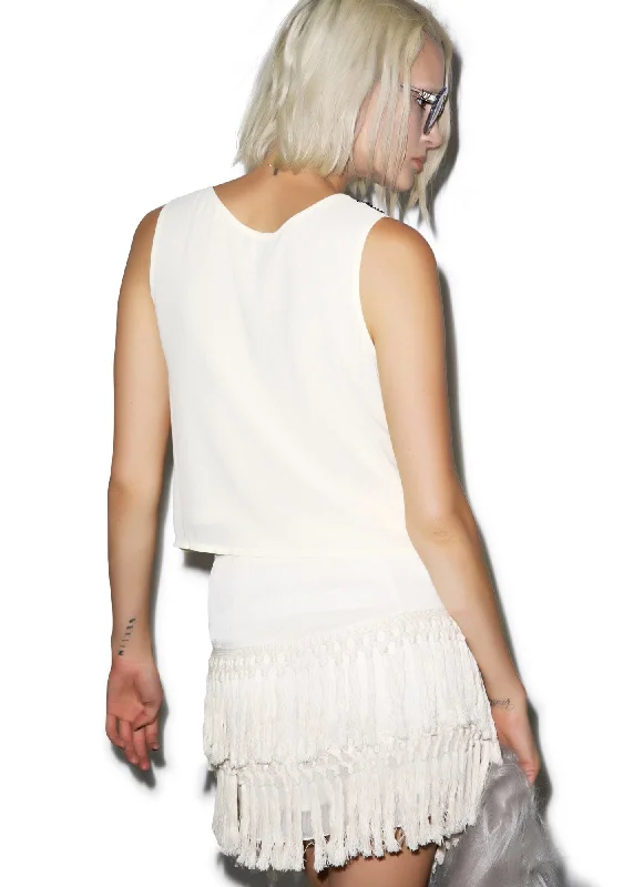 Women's Trendy Clothes Spring Offer Wanna Fringe Me Skirt