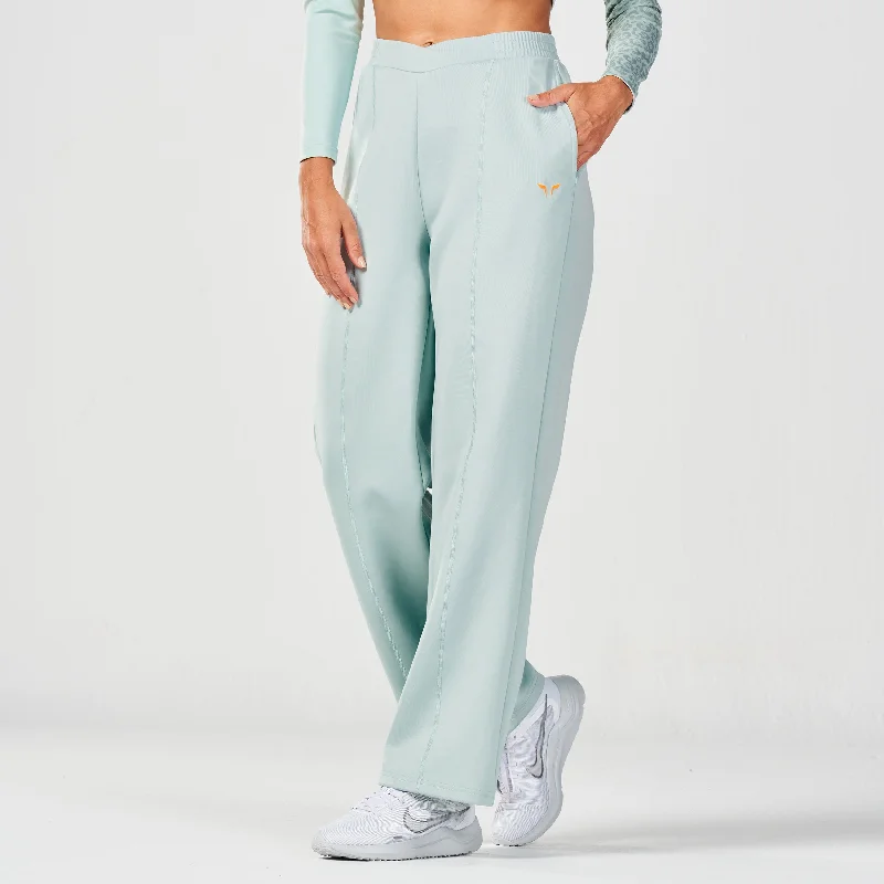 Women's High-End Clothing Shop The Hottest Deals Crossover Straight Pants - Surf Spray Women's High-End Clothing Shop The Hottest Deals Crossover Straight Pants - Surf Spray