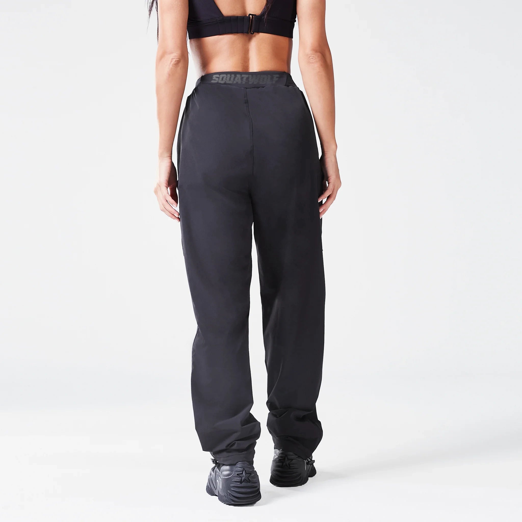 Women's Vacation Attire Seasonal Clearance Code Hybrid Cargo Pants Glitch Edition - Black Women's Vacation Attire Seasonal Clearance Code Hybrid Cargo Pants Glitch Edition - Black
