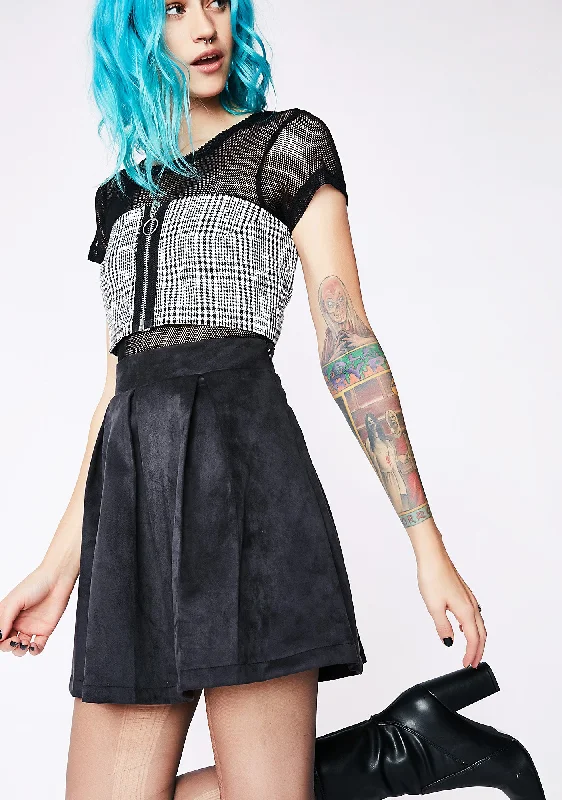 Women's Stylish Outdoor Outfit Flash Sale Fever Change Of Pace Pleated Skirt