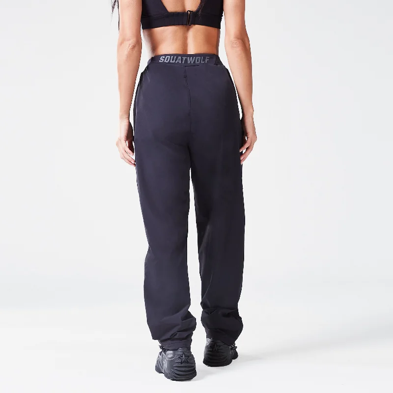 Women's Professional Attire Style Upgrade Code Hybrid Cargo Pants - Black