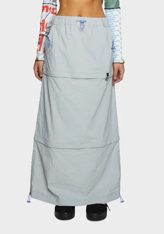 Charming Women's Holiday Apparel Fashion-Forward Three Way Zippy Cargo Skirt