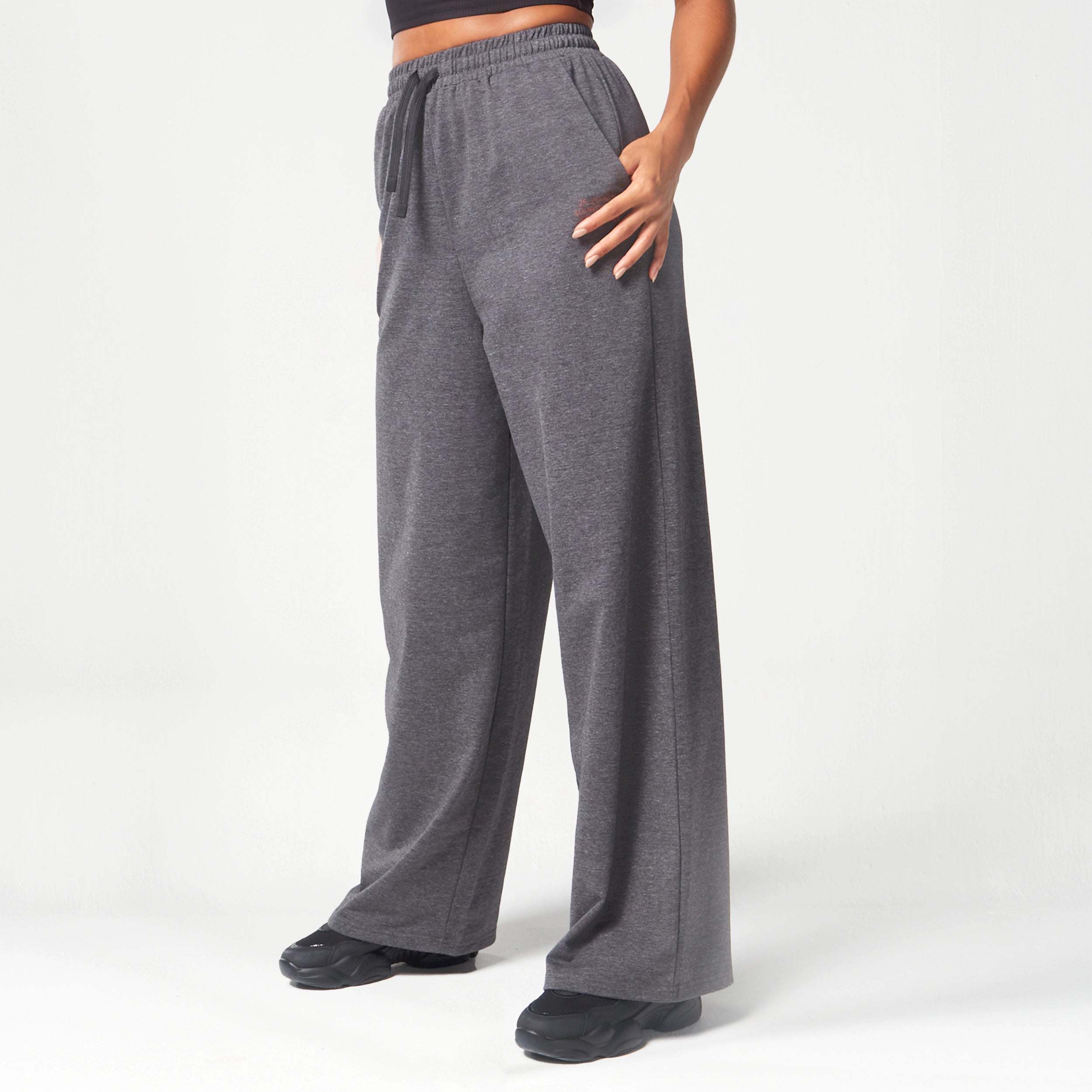 Vintage-Inspired Women's Clothes Spring Offer Code Live in Joggers - Black Marl