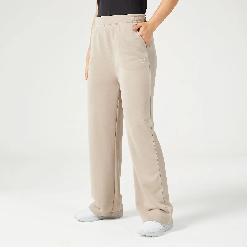 Women's Activewear Apparel Minimalist Fashion Sale Essential Straight Leg Joggers - Cobblestone