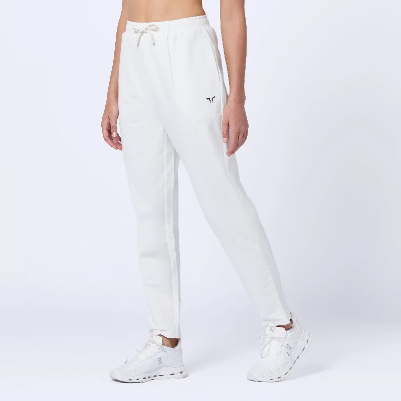 Women's Clothing For Work Timeless Elegance Sale Essential Slim Joggers - Pearl White Women's Clothing For Work Timeless Elegance Sale Essential Slim Joggers - Pearl White