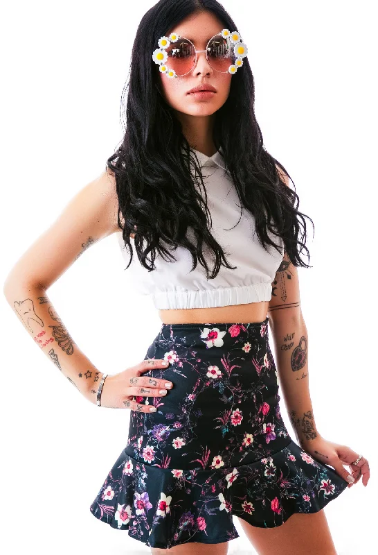 Stylish Women's Clothing End Of Season Sale Flora Peplum Talk Skirt