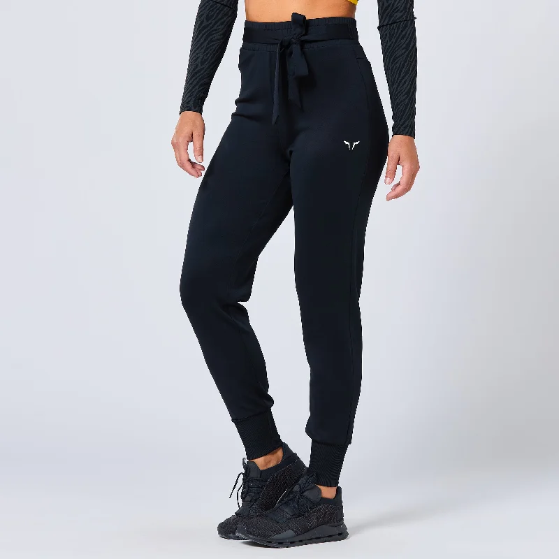 Women's Athletic Clothes Luxury Fashion Do Knot Joggers 2.0 - Black