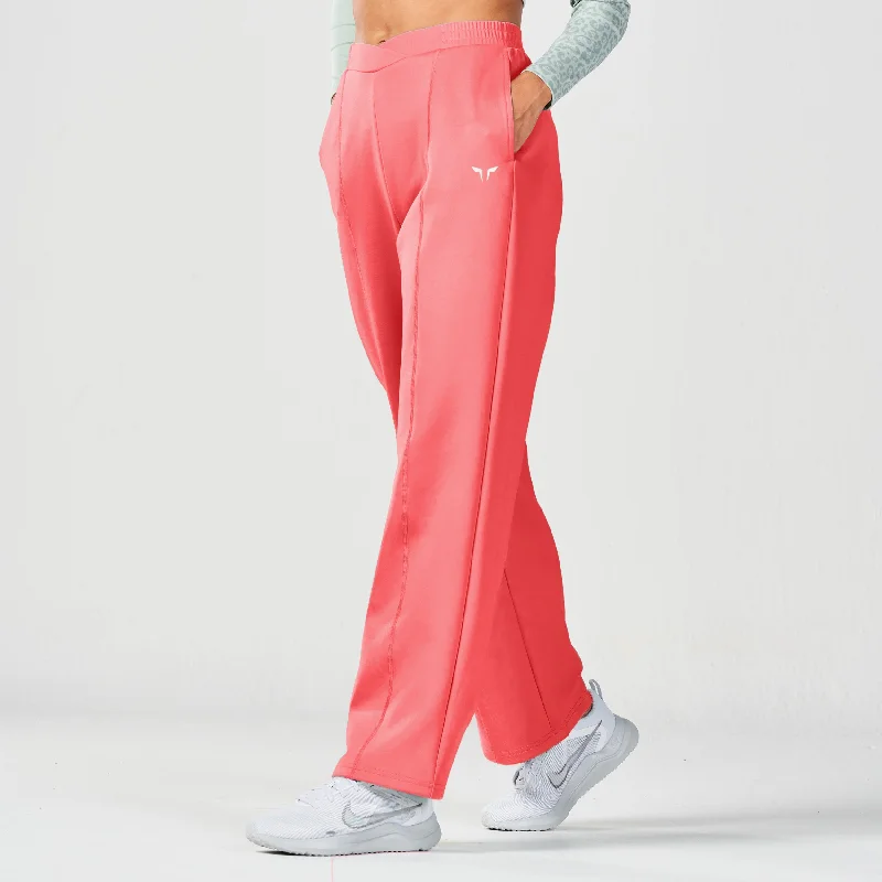 Comfortable Outfit For Women Top Brand Discounts Crossover Straight Pants - Cayenne