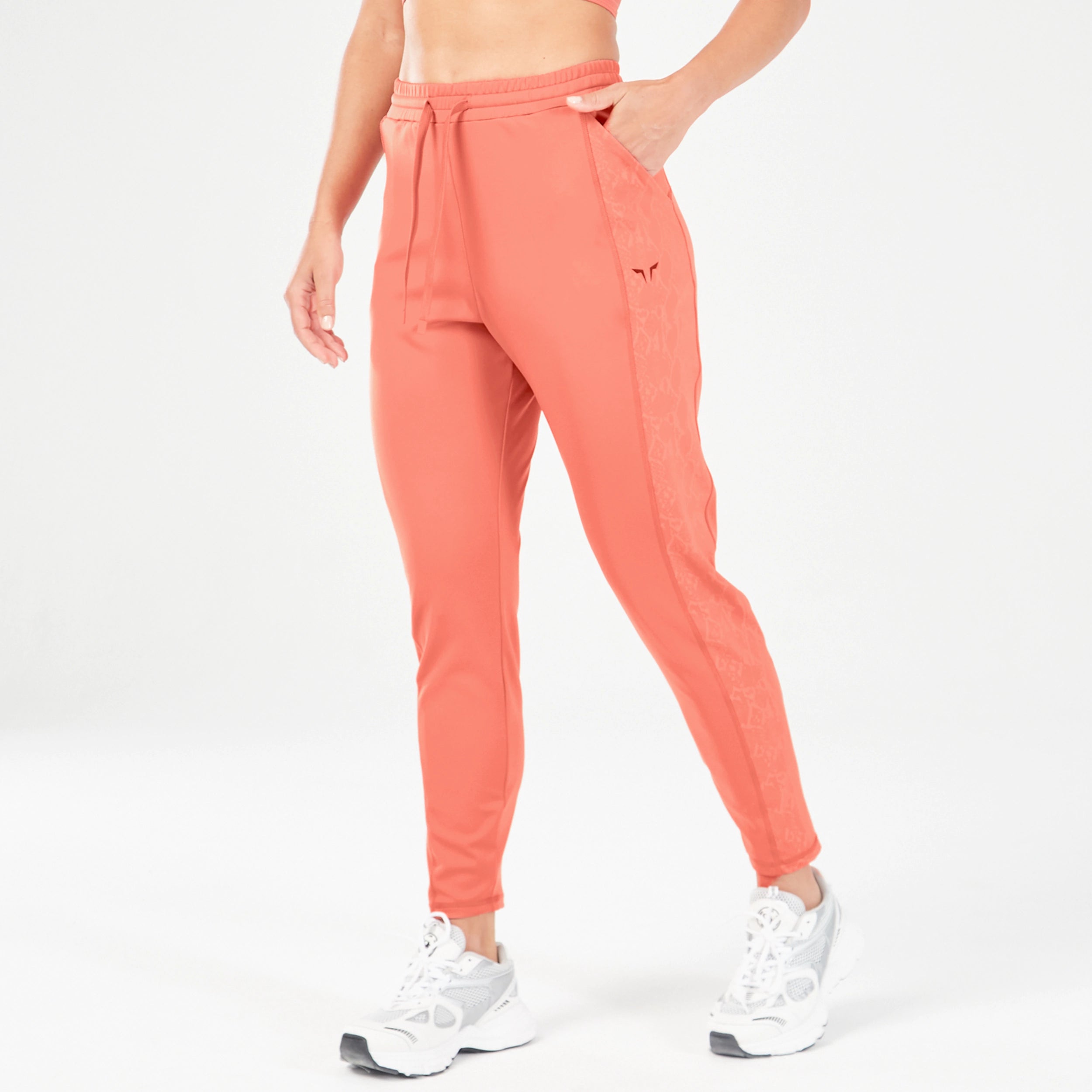 Women's Relaxed Outfit Catch Every Fashion Trend Core Track Pants - Mineral Red