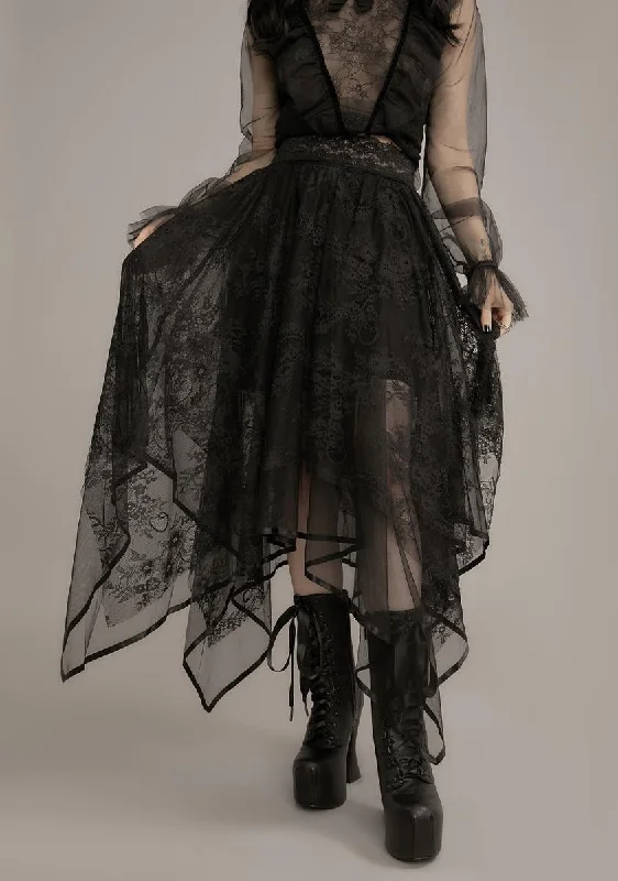 Women's Timeless Attire New Styles Just In The Midnight Hour Lace Midi Skirt