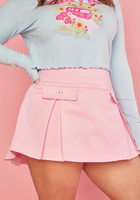 Fashion-Forward Women's Clothing Bold Fashion Sales Plus Soft Giggles Pleated Skirt
