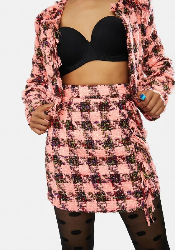 Women's Clothes And Garments Shop Sales Can't Stop The Beat Tweed Mini Skirt