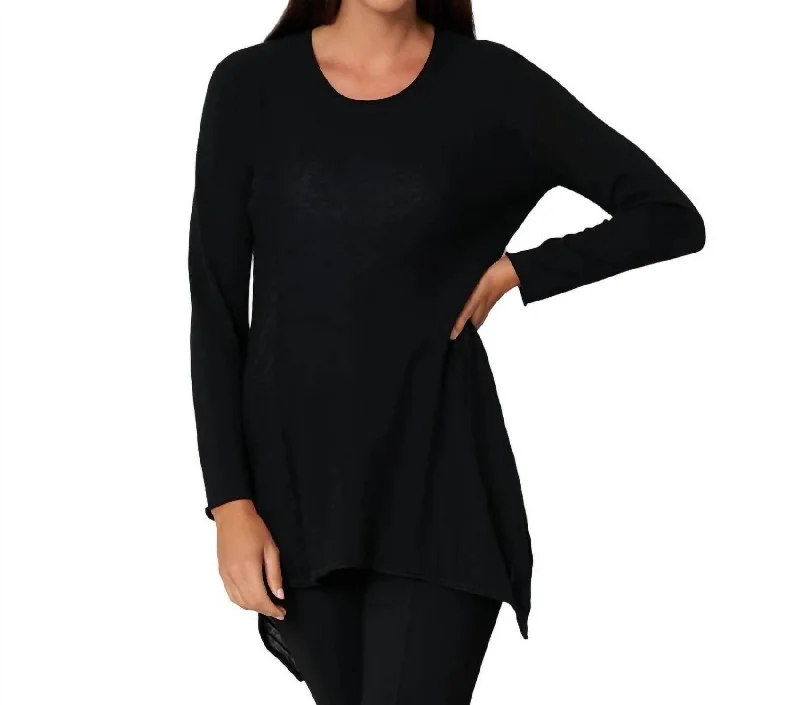 Fashionable Women's Casual Apparel Effortless Style, Endless Impact Just Right Sweater In Black Fashionable Women's Casual Apparel Effortless Style, Endless Impact Just Right Sweater In Black