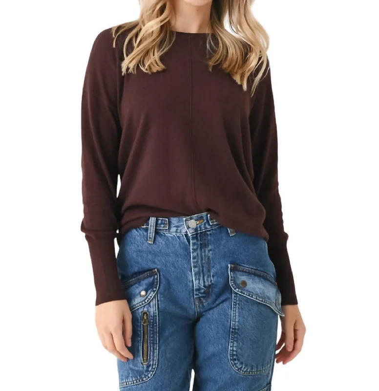 Women's Formal Event Attire Hot Items Women's Fringe Sweater In Chocolate