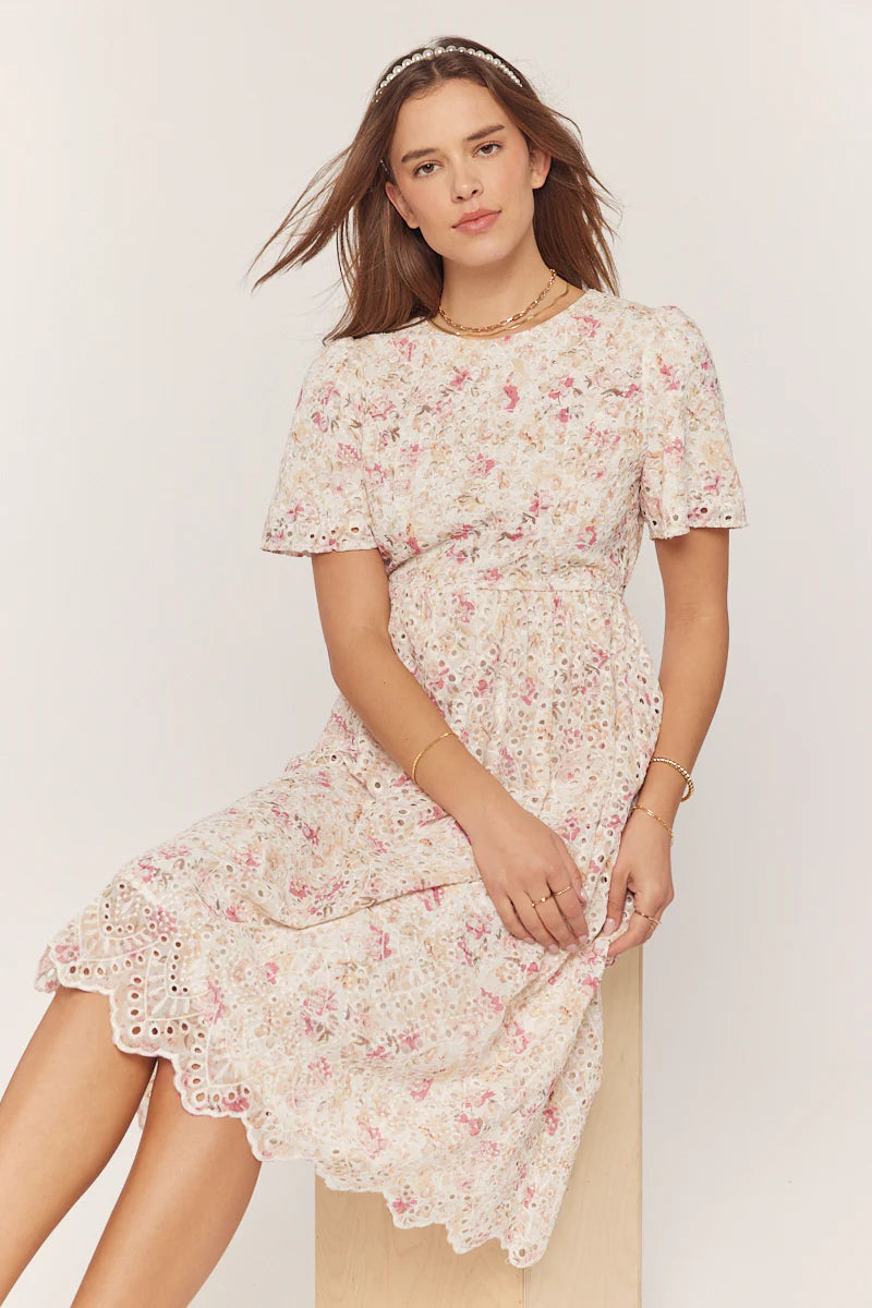 Women's Contemporary Clothing Retro Style Promotions Clara modest midi dress