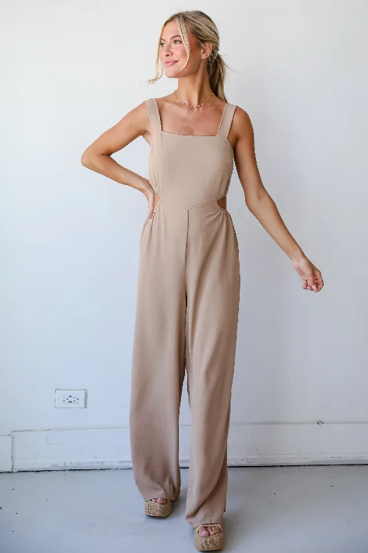 Women's Casual Apparel Elegant Fashion Offers FINAL SALE - Musing About You Mocha Jumpsuit Women's Casual Apparel Elegant Fashion Offers FINAL SALE - Musing About You Mocha Jumpsuit