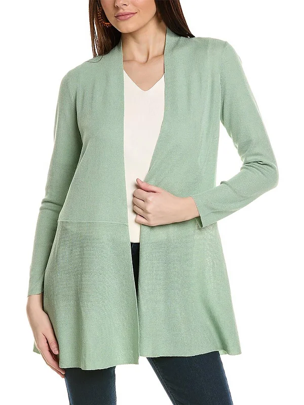 Women's High-Fashion Outfit Season Offer Womens Raw Hem Knit Cardigan Sweater