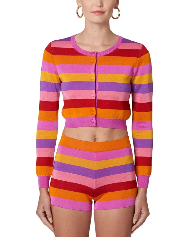 Sustainable Women's Clothing Evening Elegance Carolina Herrera Bracelet Sleeve Cardigan