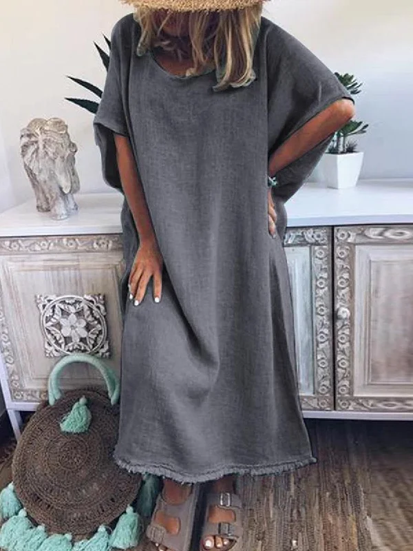 Women's Formal Apparel Avant-Garde Style Promotions Sexy Solid Color Bohemian Casual Long Dress Women's Formal Apparel Avant-Garde Style Promotions Sexy Solid Color Bohemian Casual Long Dress