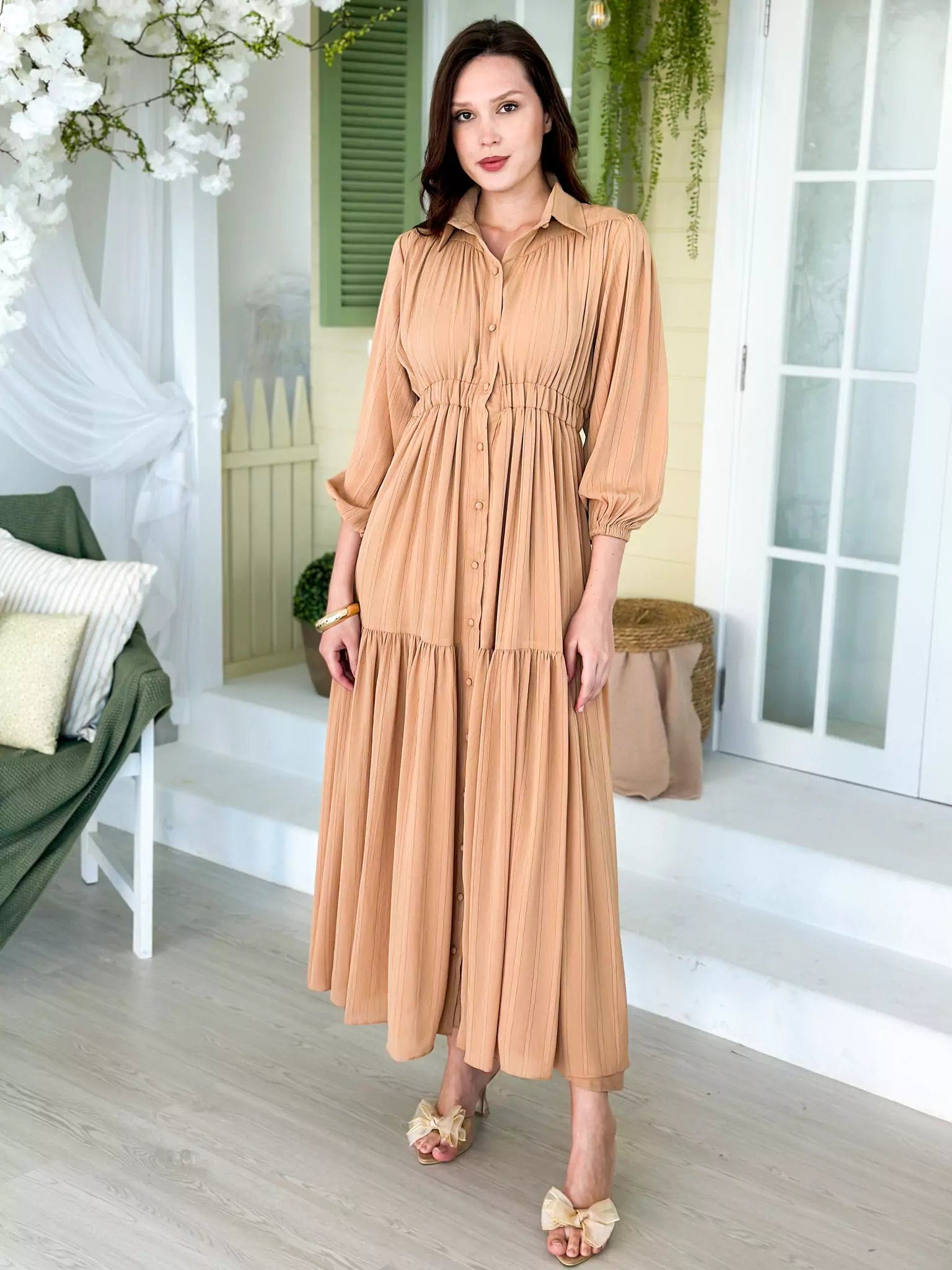 Women's Casual Apparel For Weekends Stylish Savings Biscotti Long Dress