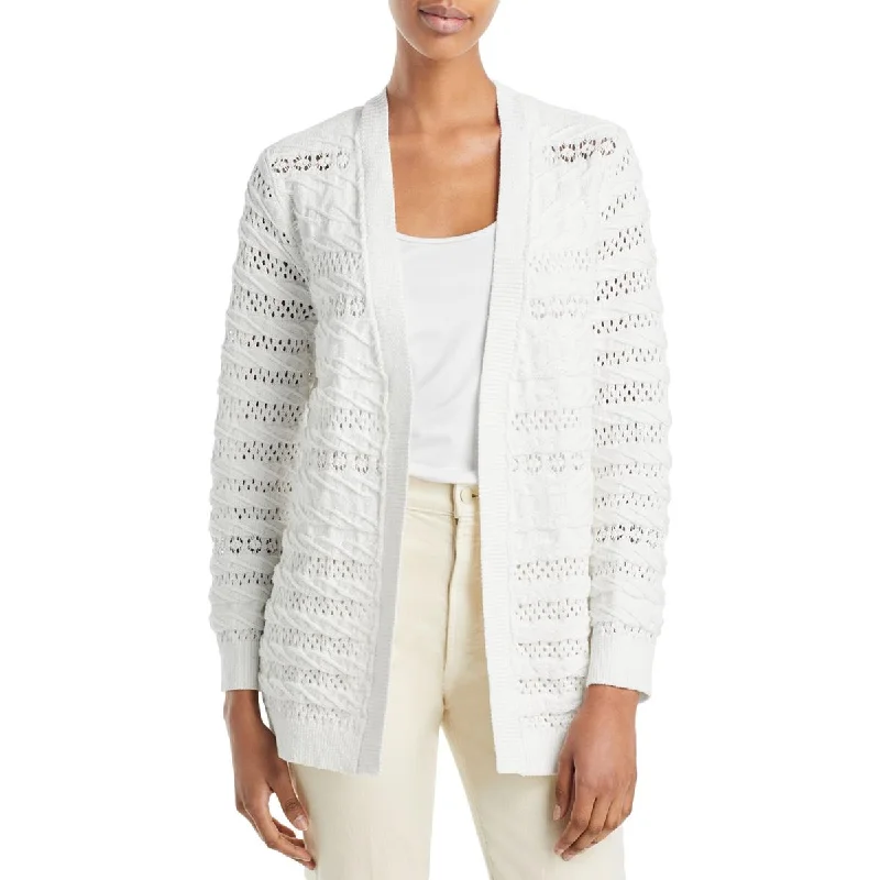 Tailored Clothing For Women Imeless Style Martina Womens Cut-Out Cotton Cardigan Sweater Tailored Clothing For Women Imeless Style Martina Womens Cut-Out Cotton Cardigan Sweater