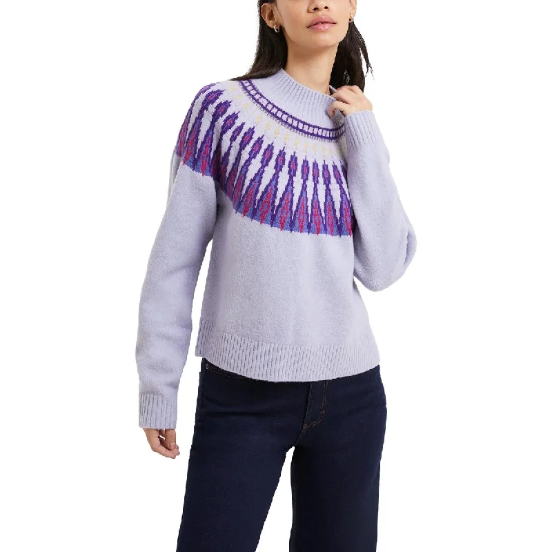 Women's Clothing And Garments Sets Save Big Jolee Womens Fair Isle Mock Neck Pullover Sweater