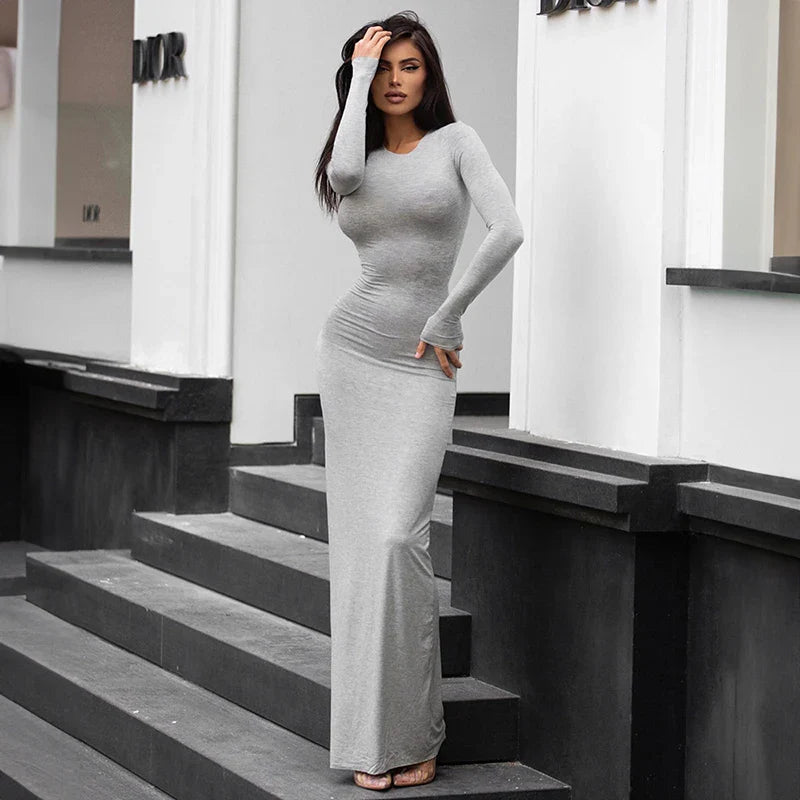 Women's Vintage Garments Street Chic Discounts Square Knitted Cotton Long Mermaid Full Sleeve Stretch Basic Bodycon Fishtail Robe Sexy Maxi Dress Women's Vintage Garments Street Chic Discounts Square Knitted Cotton Long Mermaid Full Sleeve Stretch Basic Bodycon Fishtail Robe Sexy Maxi Dress
