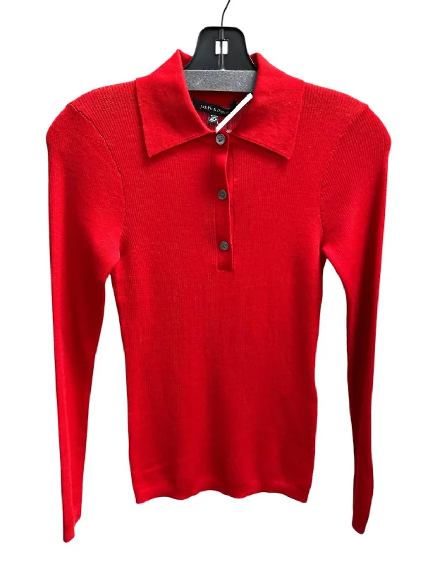 Women's Timeless Attire Sleek Style Discounts Women's Edem Polo Sweater In Red