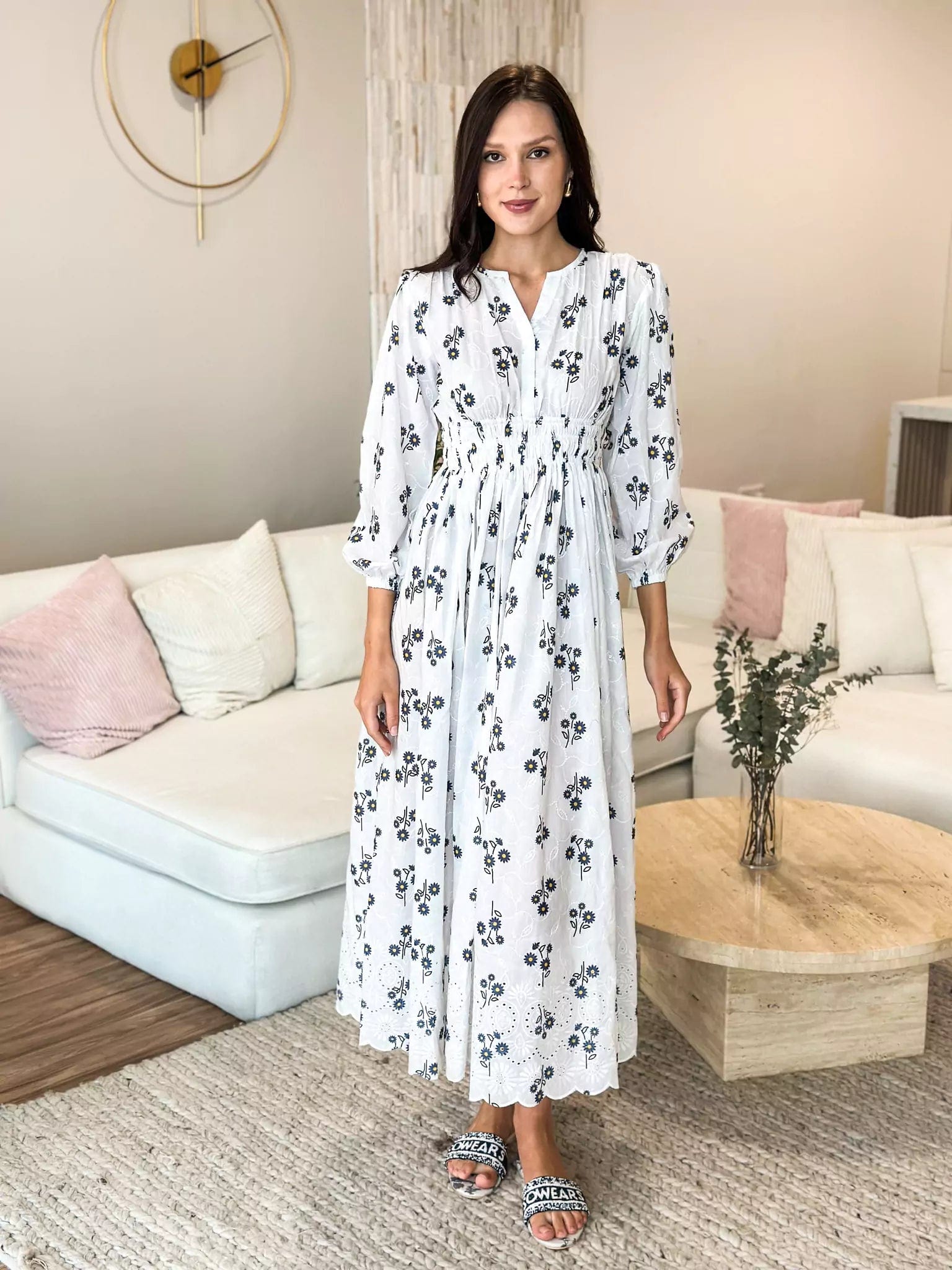 Women's Clothing Apparel Hot Styles Bloom Bell Cutwork Dress
