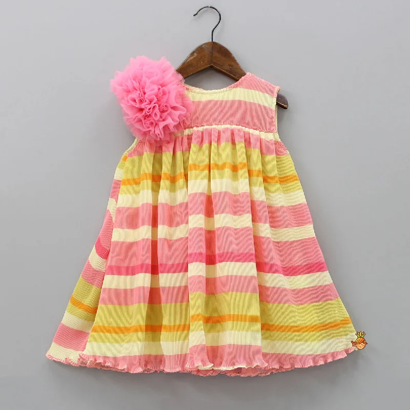 Comfortable Lounge Clothing Contemporary Casual Deals Pleated Crush Silk Multicolour Sleeveless Dress Comfortable Lounge Clothing Contemporary Casual Deals Pleated Crush Silk Multicolour Sleeveless Dress