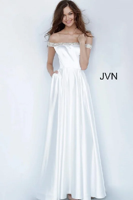 Classic Women's Clothing Styles Limited Time Flash Sale Jovani 2282 Long Wedding Dress