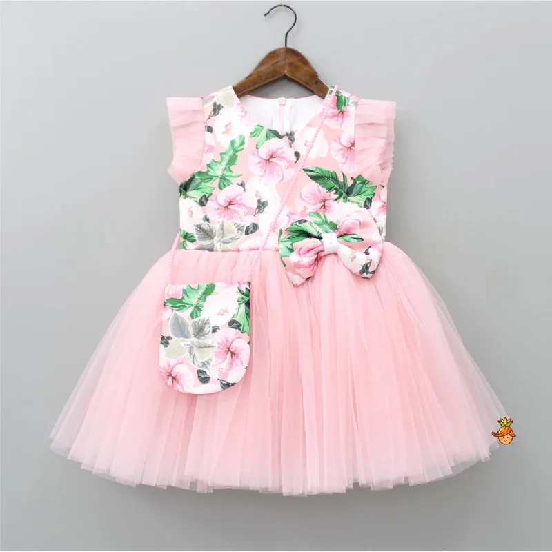 Women's Clothes And Apparel Discover Promotions Exquisite Floral Printed Frilly Dress