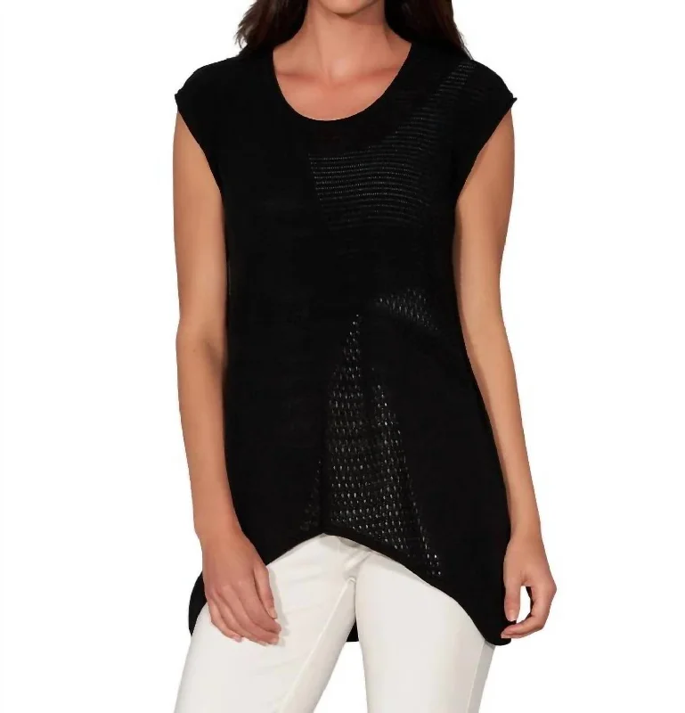 Women's Formal Clothes Valentine's Special Starburst Top In Black