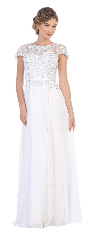 Women's Outfit Everyday Elegance Sale Long Bridal Gown Short Sleeve Wedding Dress Sale Women's Outfit Everyday Elegance Sale Long Bridal Gown Short Sleeve Wedding Dress Sale