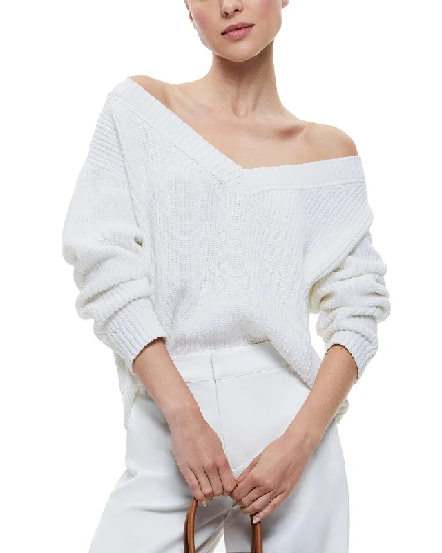 Women's Plus-Size Casual Outfit Daring Fashion Promotions alice + olivia Alita Relaxed Wool-Blend Pullover Women's Plus-Size Casual Outfit Daring Fashion Promotions alice + olivia Alita Relaxed Wool-Blend Pullover