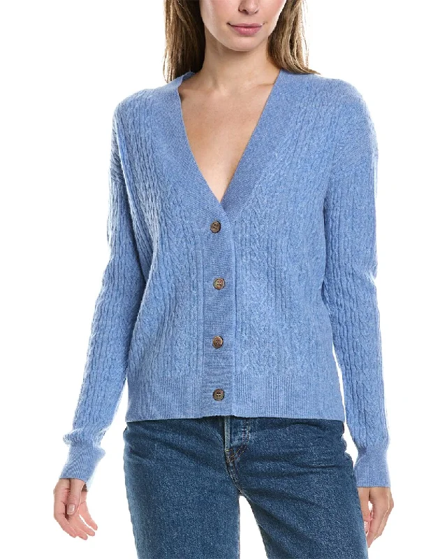 Women's Apparel Style Breakthroughs InCashmere Cable Cashmere Cardigan