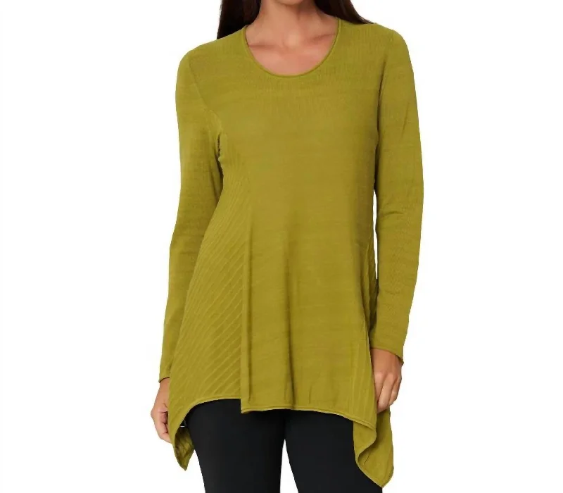 Women's Fashion Clothes Evening Elegance Just Right Sweater In Peridot