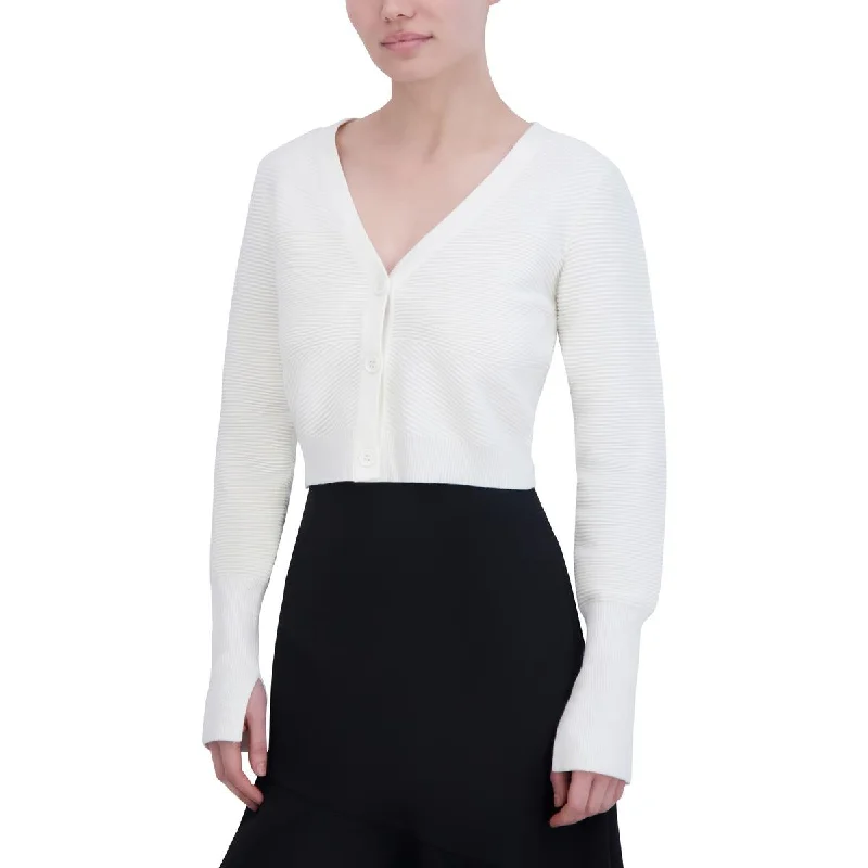 Tailored Clothing For Women Sale Event, Prices Rock Womens Ribbed Long Sleeve Crop Sweater