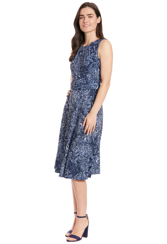 Women's Casual Attire Holiday Attire Sale Belted Floral Dress