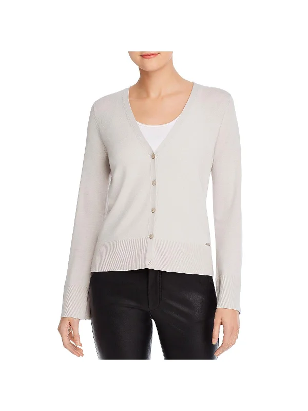 Women's Classic Outfit Step Ahead, Lead The Trend Womens Bell Sleeves V Neck Cardigan Sweater