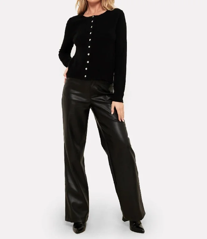 Elegant Women's Attire High-End Style Discounts Chelsea Cardigan In Black