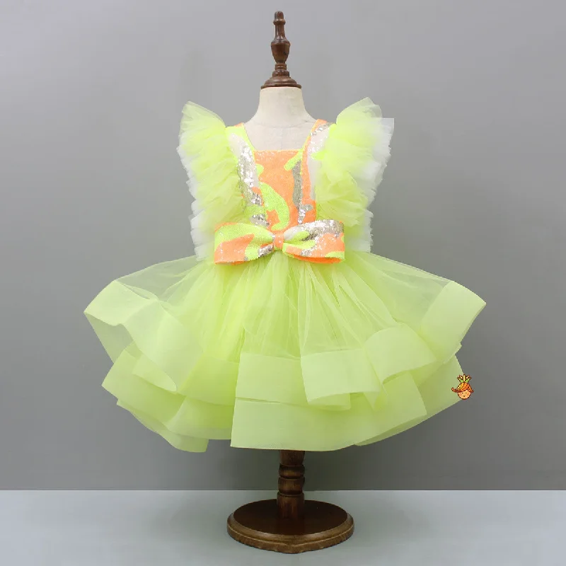 Women's Formal Clothes Ends Soon Sequins Work Green Bowie Dress