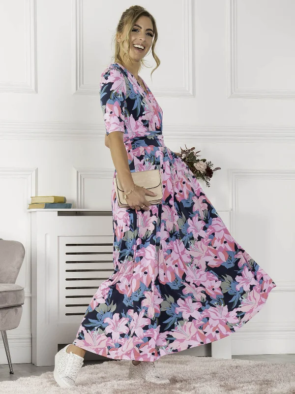 Tailored Clothing For Women Season Offer Jolie Moi Freya Floral Print Maxi Dress, Pink Floral Tailored Clothing For Women Season Offer Jolie Moi Freya Floral Print Maxi Dress, Pink Floral