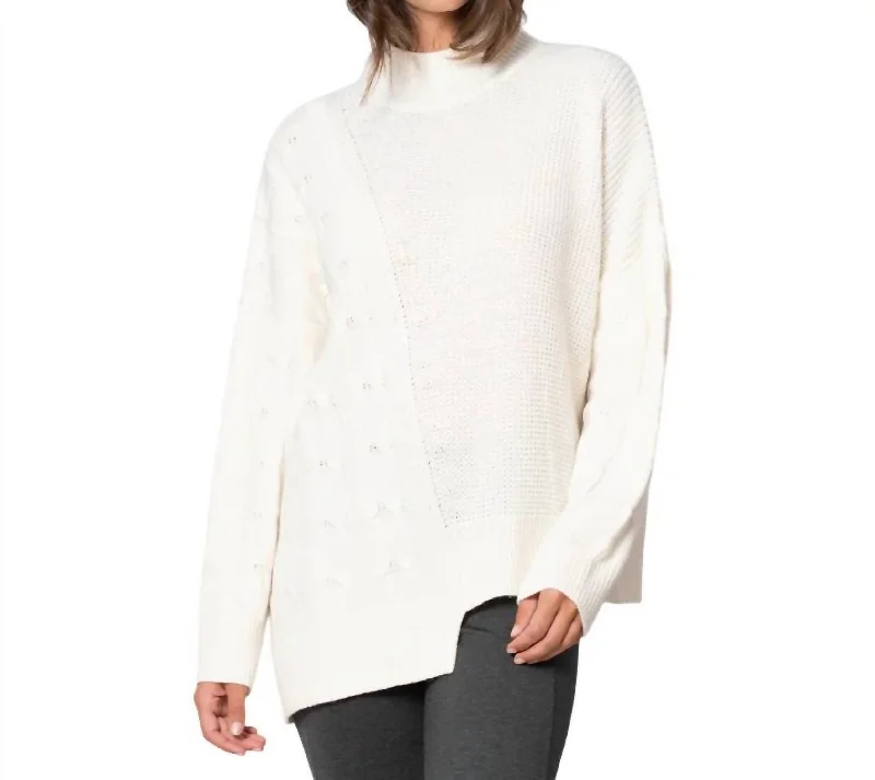 Women's Clothing With Trendy Designs Elevated Casual Discounts Made You Look Sweater In Ivory Women's Clothing With Trendy Designs Elevated Casual Discounts Made You Look Sweater In Ivory
